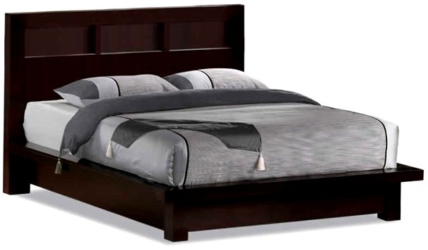 a platform bed